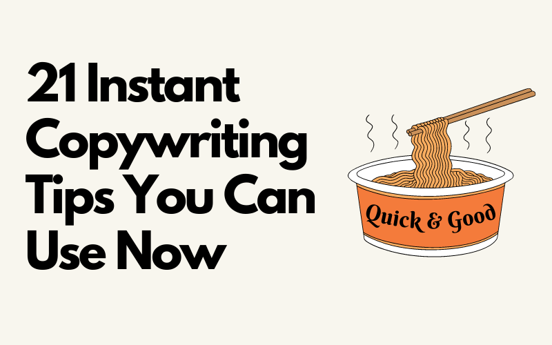 instant copywriting tips